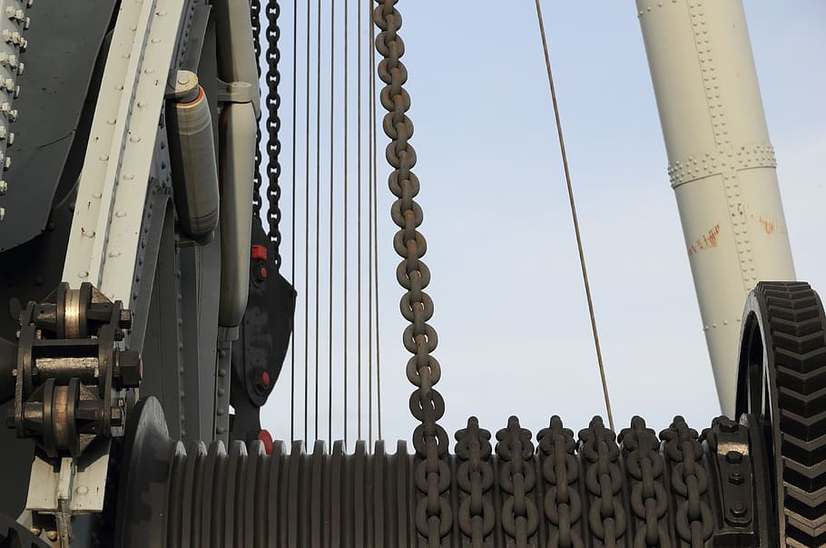 Turkey, Istanbul, Technical, Museum, winch, cable, connection HD wallpaper