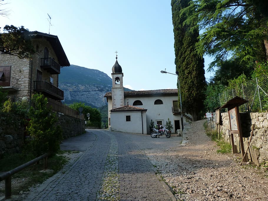 Church, Italy, Path, Summer, architecture, building exterior HD wallpaper