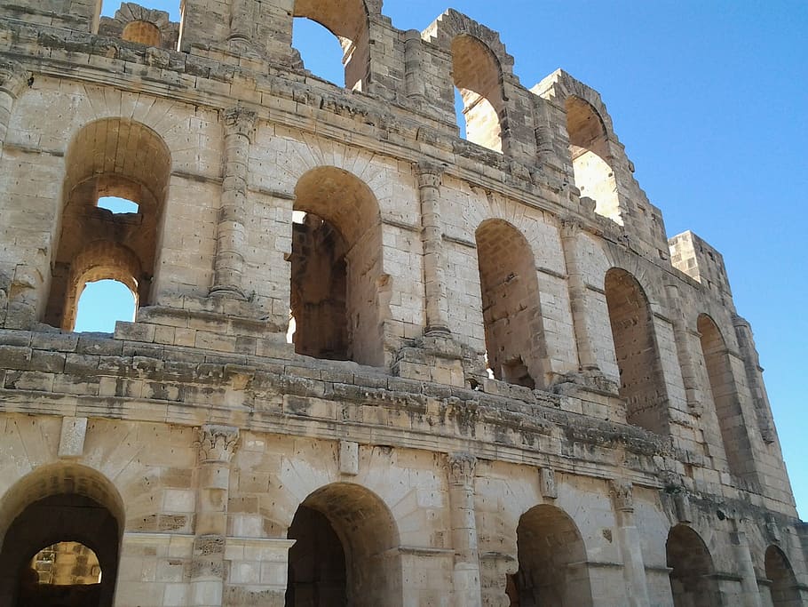 amphie, theater, holiday, antique, building, ruin, roman theatre, HD wallpaper