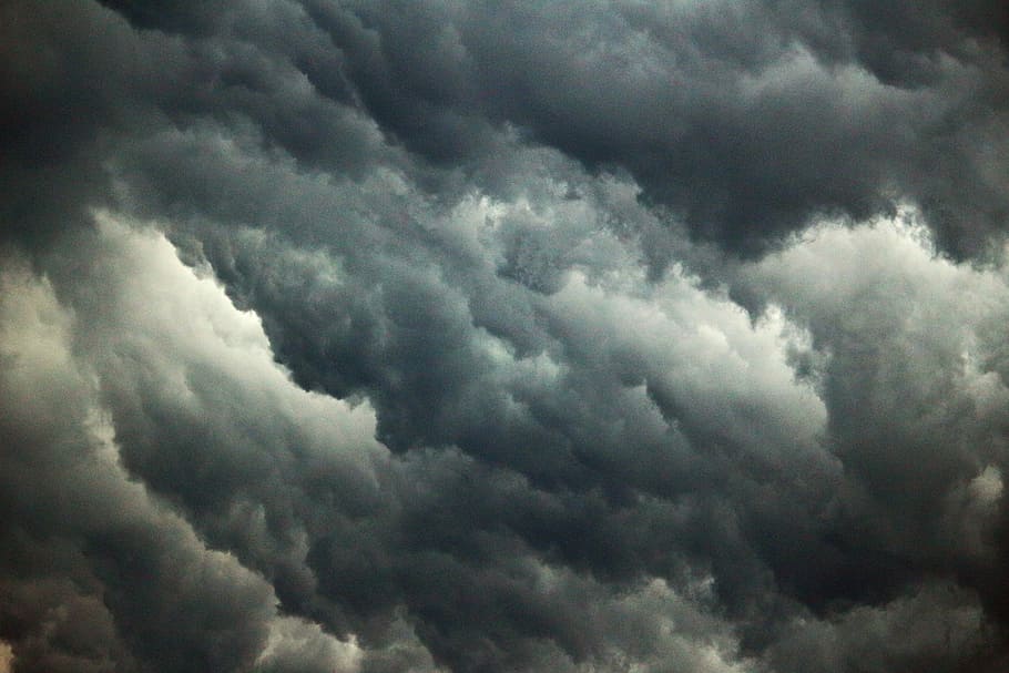 Clouds, Forward, Thunderstorm, sky, mood, mystical, weather mood HD wallpaper