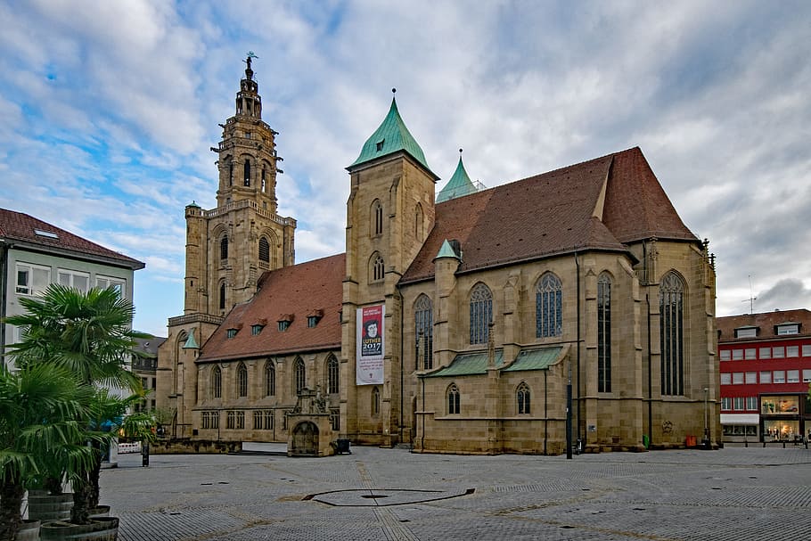 saint kilian's church, heilbronn, baden württemberg, germany, HD wallpaper