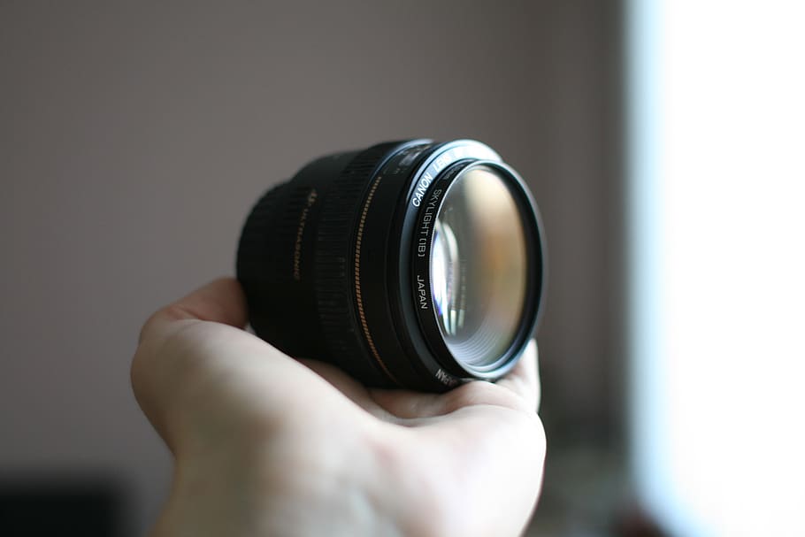 lens, camera, hand, lens - optical instrument, camera - photographic equipment HD wallpaper