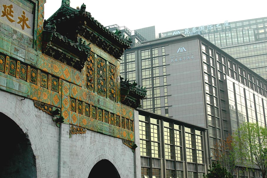 Architecture, Modern, China, former, beijing, built Structure HD wallpaper