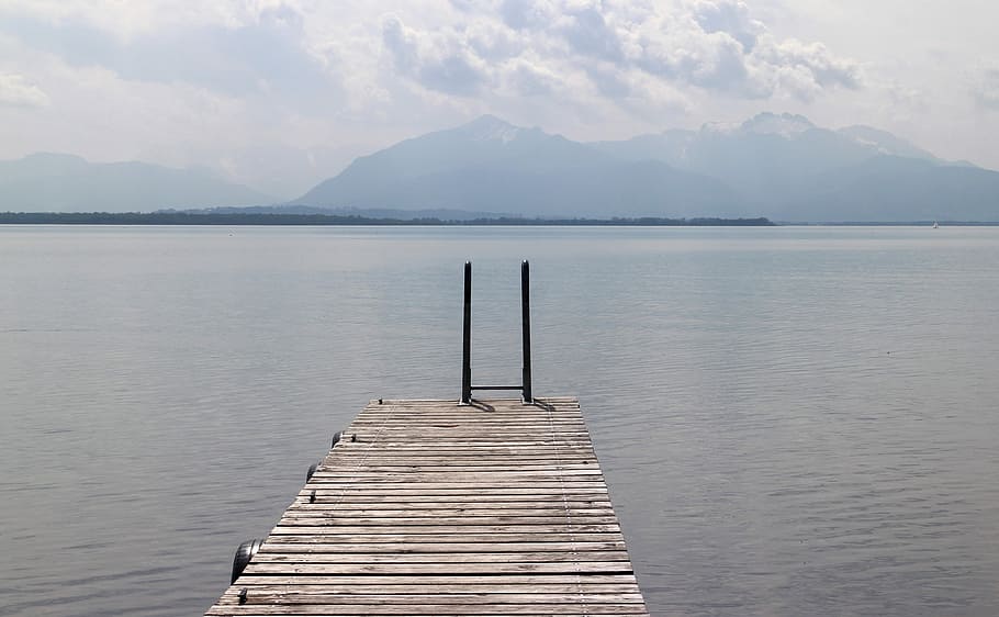 Web, Boardwalk, Horizon, Mood, View, wide, overview, distant HD wallpaper