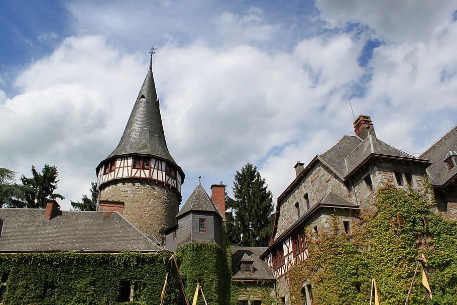 castle, architecture, wall, towers, fortress, middle ages, places of interest HD wallpaper