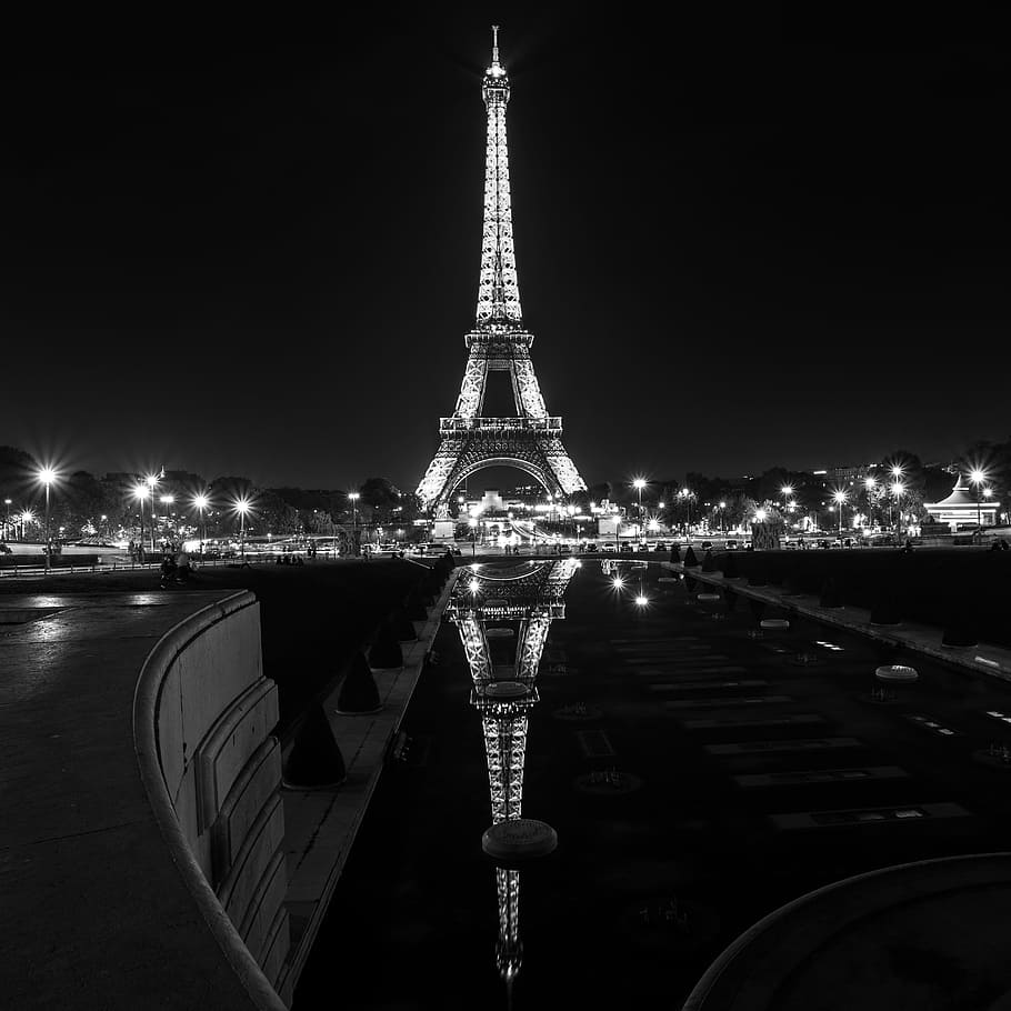 architecture, building, infrastructure, tower, dark, night HD wallpaper
