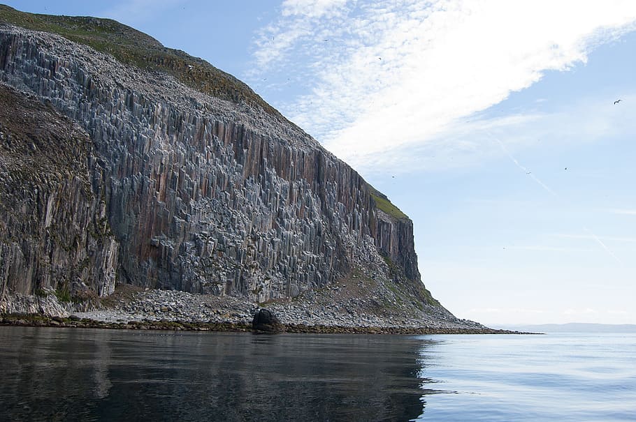 HD wallpaper: Ailsa Craig, Scotland, Ayrshire, Holiday, lighthouse, sea ...