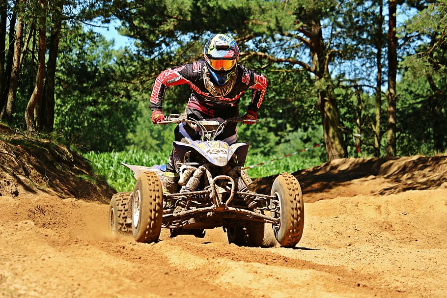 Hd Wallpaper Quad Enduro Motorcycle Motorcycle Race Atv