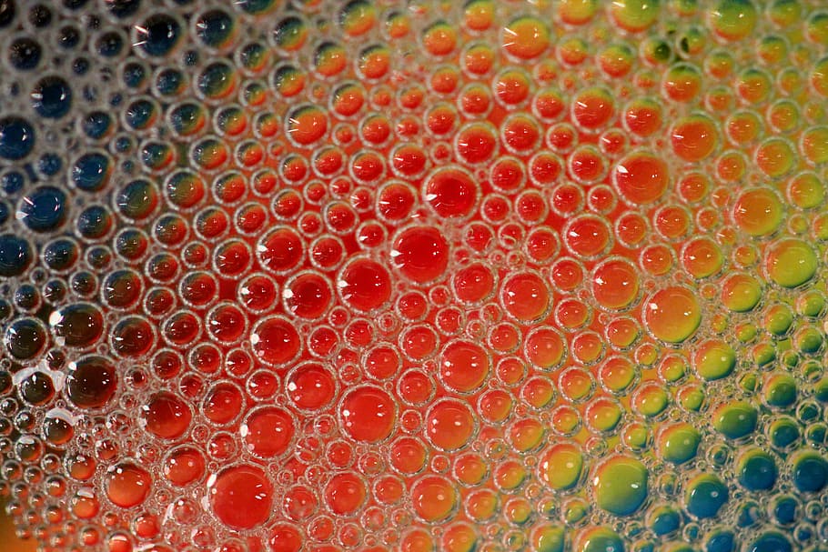 macro, bubbles, water, liquid, reflections, transparent, artistic HD wallpaper
