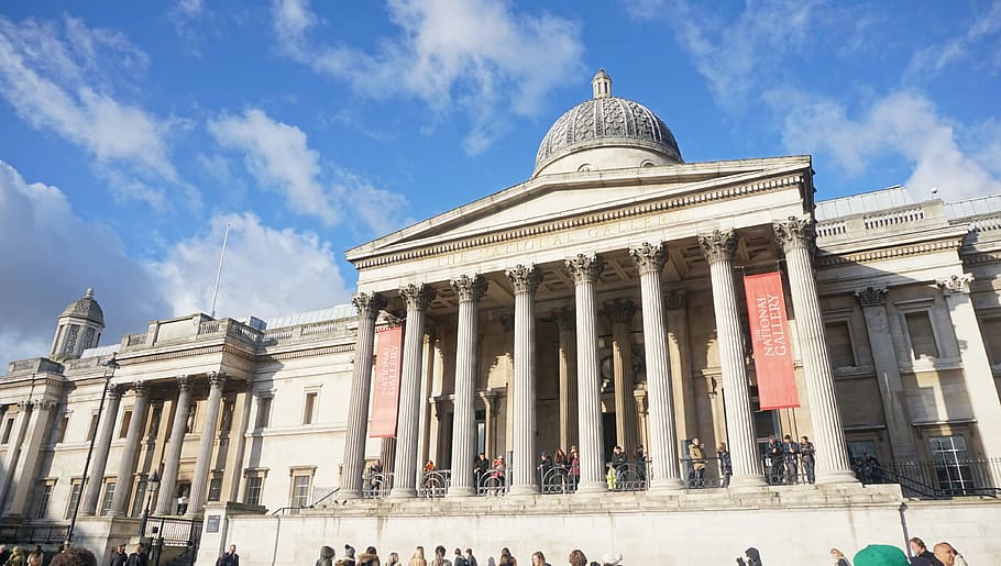 photography of museum, the british museum, london, building exterior, HD wallpaper