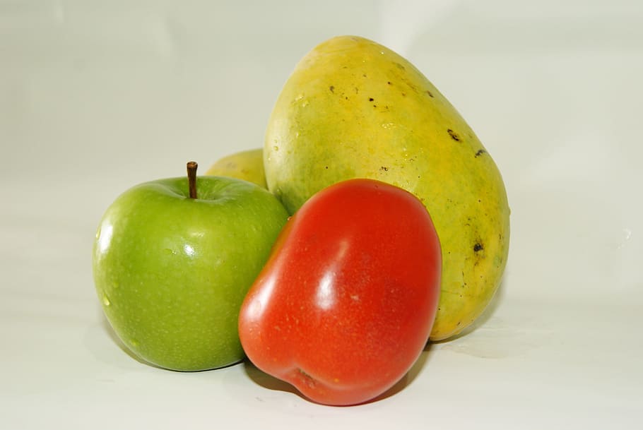 fruit, vegetable, vegetables, tomato, apple, mango, food and drink HD wallpaper
