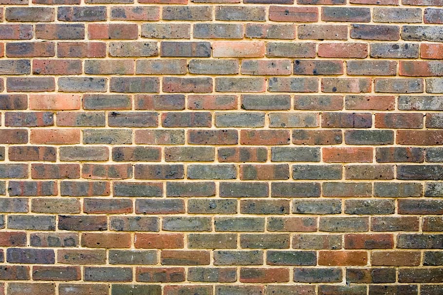 brown concrete brick wall, brickwall, background, wallpaper HD wallpaper