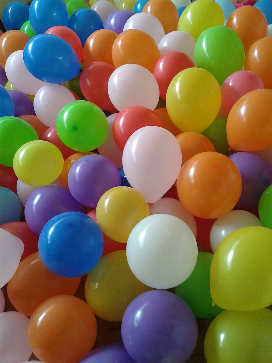Balloon, Fun, Party, Celebration, festive, decoration, colorful HD wallpaper