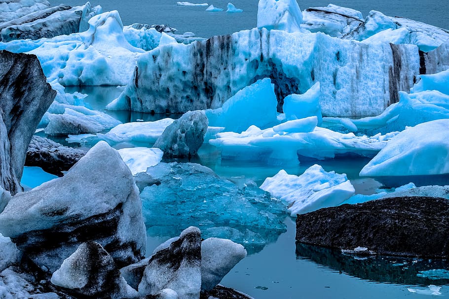 cold, glacier, iceberg, melting, climate change, floating, frost HD wallpaper