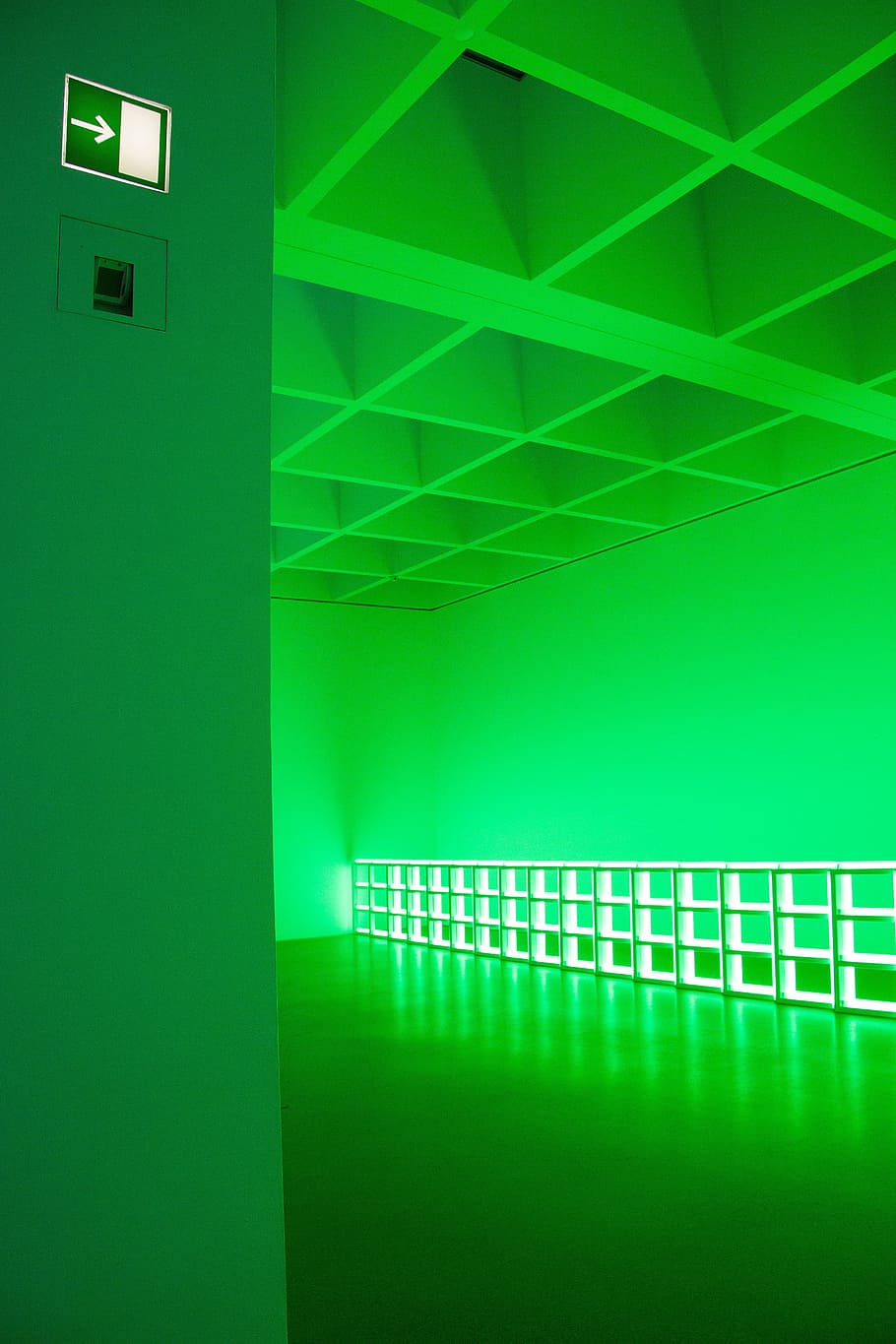 art, modern, installation, light sculpture, neon lights, art gallery HD wallpaper