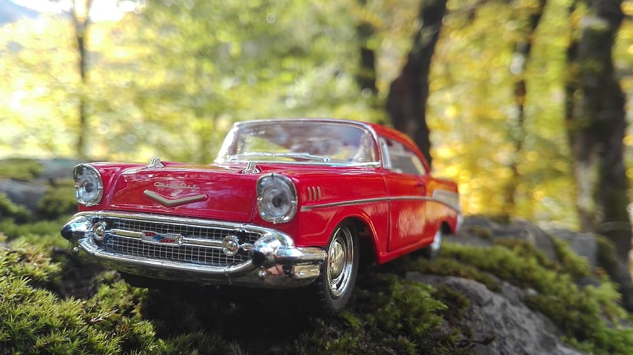 fall, autumn, leaf, tree, red, car, mode of transportation HD wallpaper