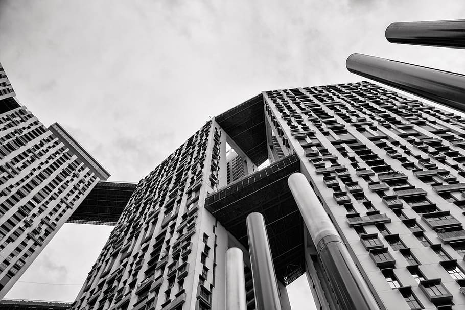Landscape, Building, Wide Angle, architecture, building exterior HD wallpaper