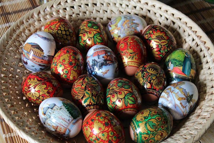 easter, easter eggs, color, art and craft, multi colored, pattern HD wallpaper