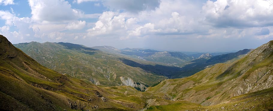 nature, panoramic, mountain, landscape, sky, scenics - nature HD wallpaper