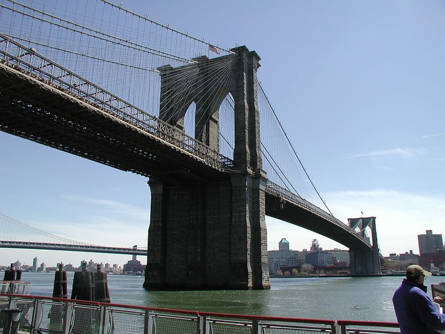 Bridge, Brooklyn, New York, bridge - man made structure, connection HD wallpaper