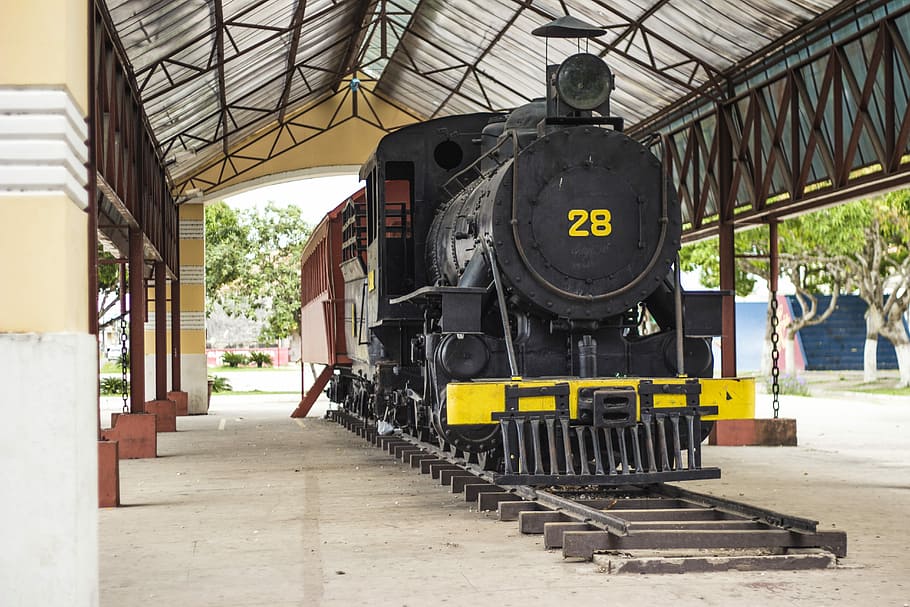 Train, Old, maria smoke, transportation, day, indoors, no people HD wallpaper