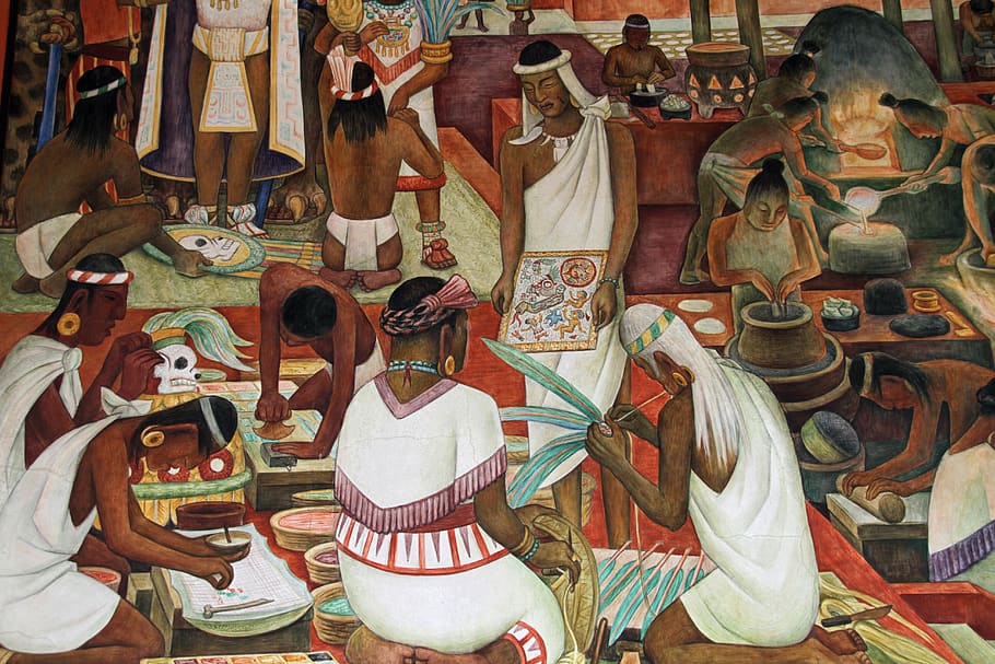 mural, diego, rivera, mexican, artist, famous, representation