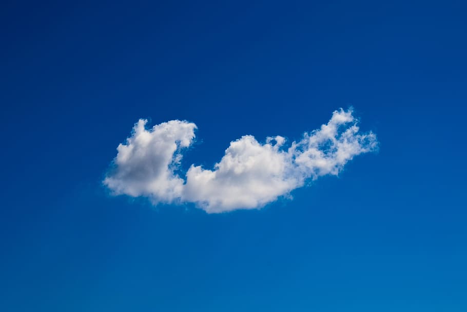 clouds, sky, blue sky clouds, blue and white, cloud - sky, backgrounds HD wallpaper