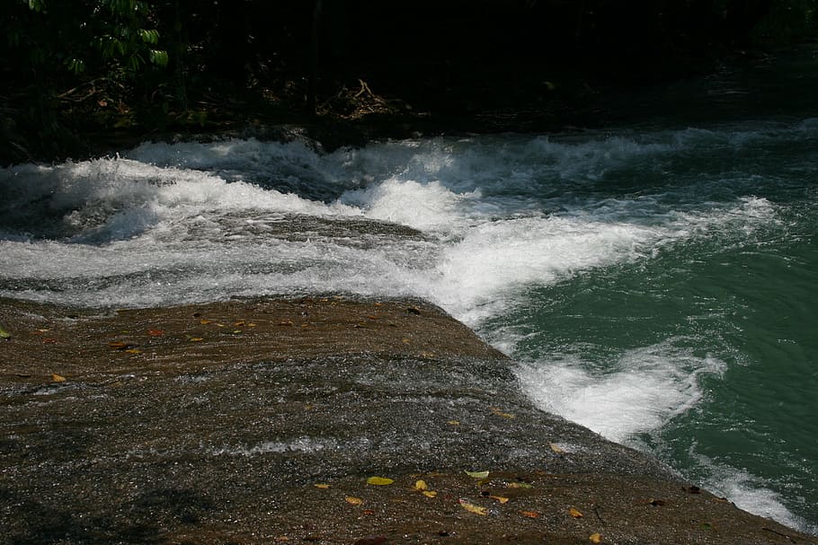 rapids, water, honduras, river, flow, beauty in nature, motion HD wallpaper