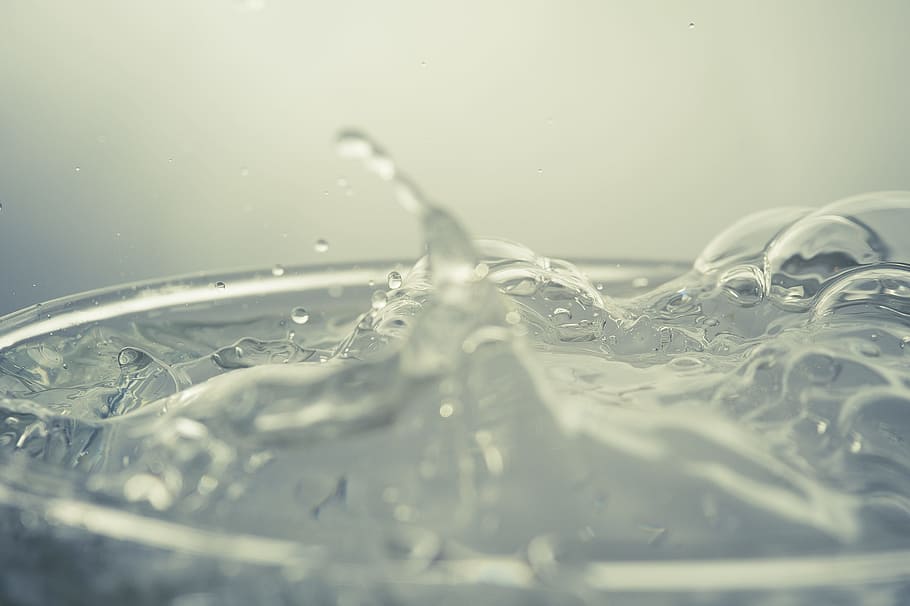 Water, Inject, Spray, Bubble, water splashes, wet, wave, sparkling HD wallpaper
