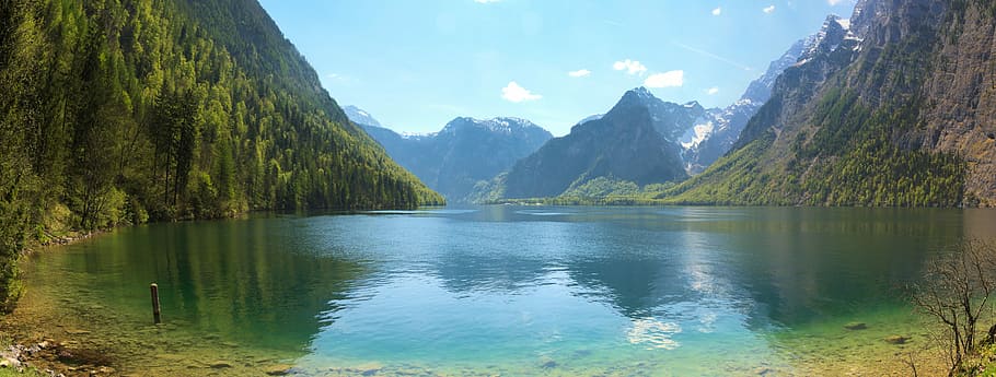Königssee, Alpine, Berchtesgaden, berchtesgaden alps, berchtesgaden national park, HD wallpaper