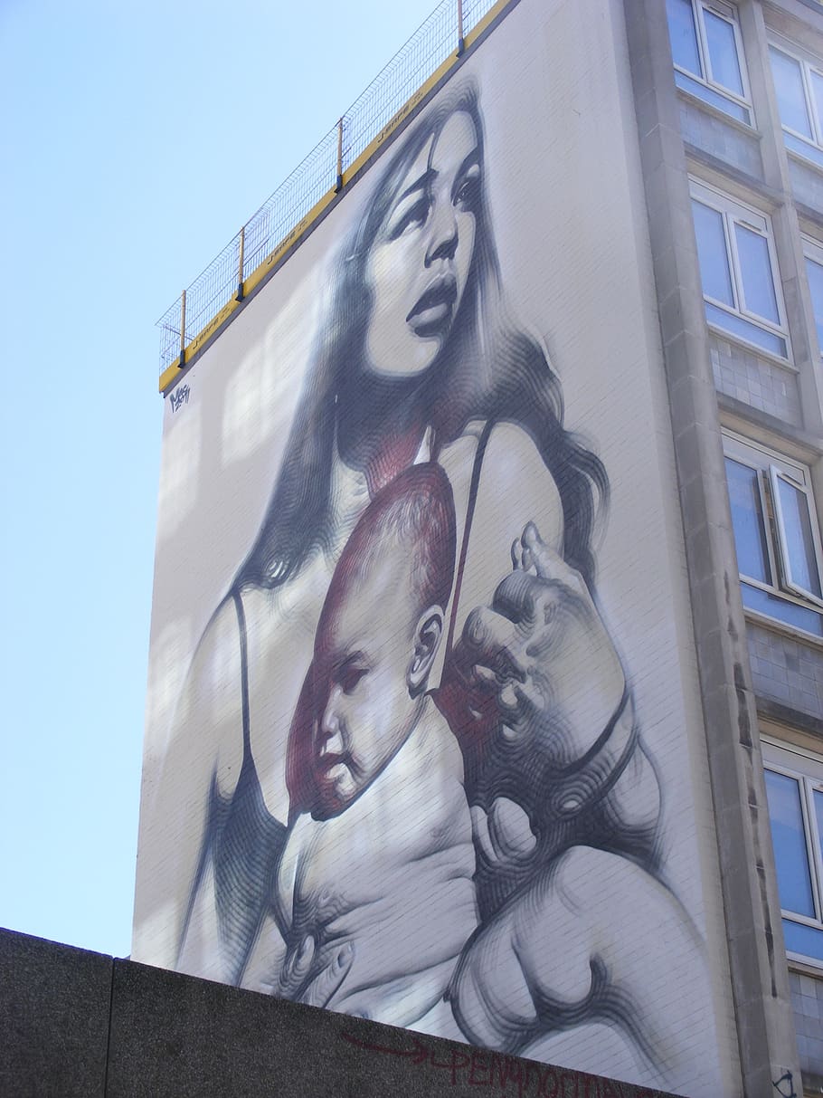 art, graffiti, public art, paint, creative, pattern, spray HD wallpaper