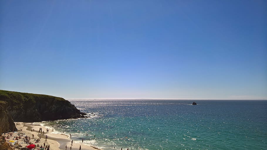 beach, side, brittany, sea, ocean, atlantic ocean, landscape HD wallpaper