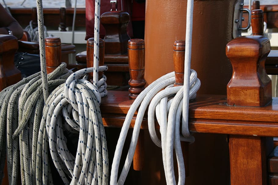 strings, boat, sailboat, rope, halyard, old rig, maritime, navigation HD wallpaper