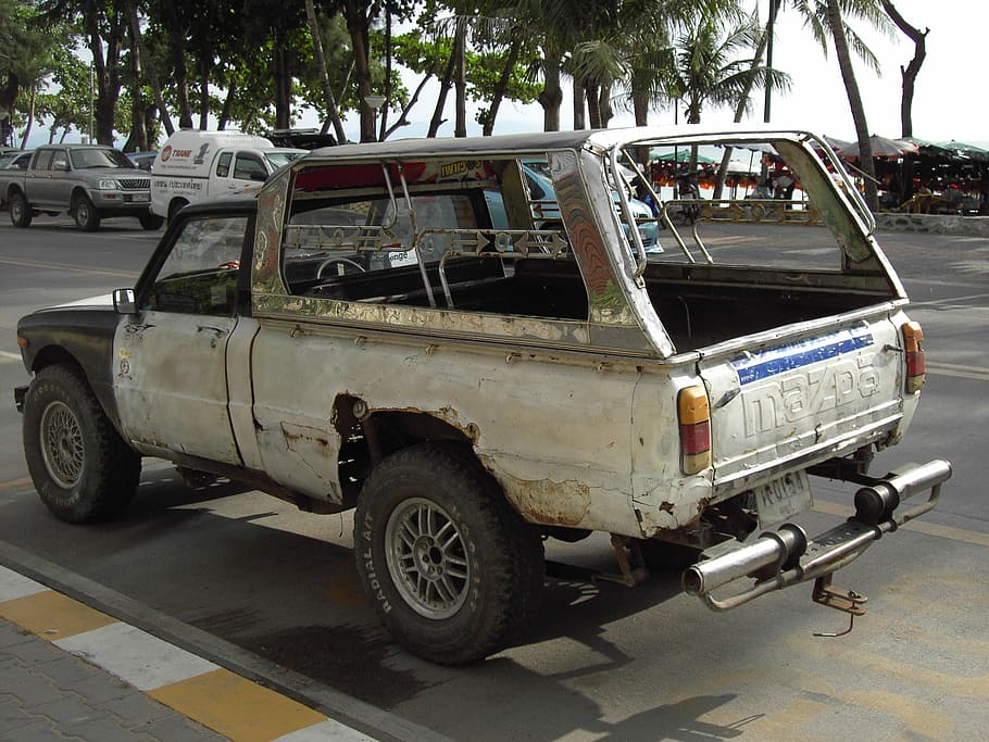 auto, rusted, old, vehicle, stainless, car, automobile, rusty HD wallpaper