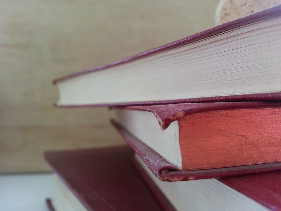 closeup photo of pile of books, old, stack, aged, old books HD wallpaper