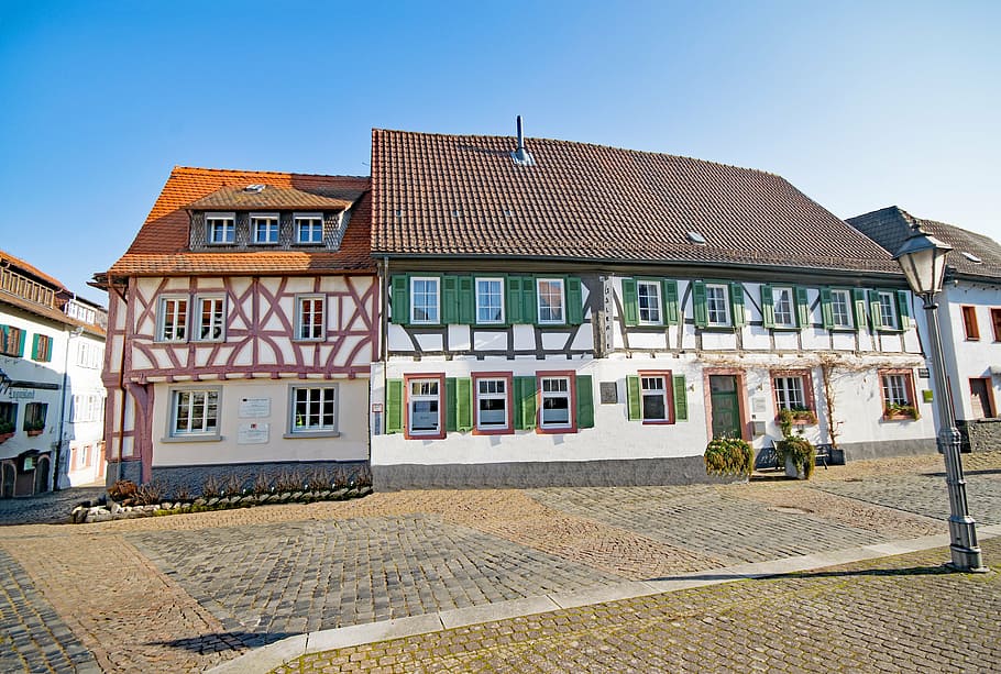 hanau, steinheim, hesse, germany, old town, truss, fachwerkhaus HD wallpaper