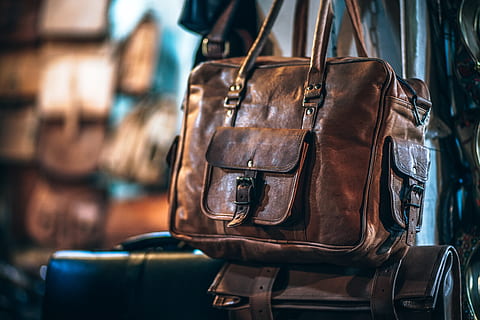 fashion, dark, metal, vintage, accessory, background, bags, brown HD wallpaper