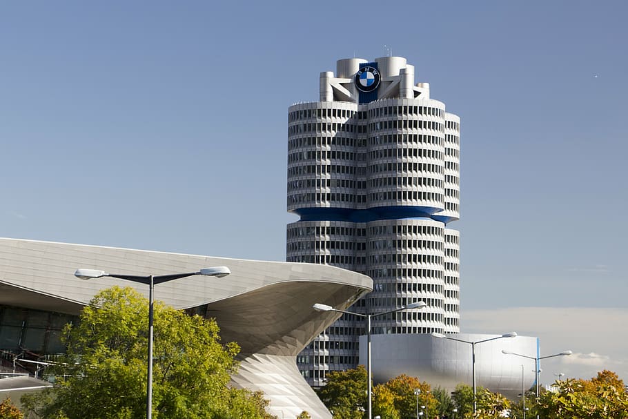 germany, munich, tower, bavaria, architecture, modern, building Exterior HD wallpaper