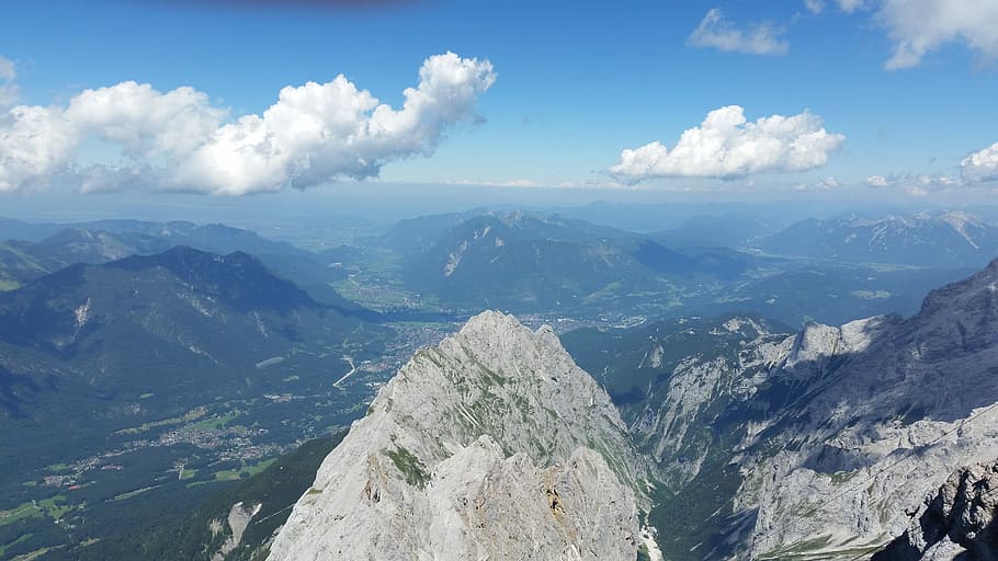 Alps, Zugspitze, Mountain, Germany, garmisch-partenkirchen, HD wallpaper