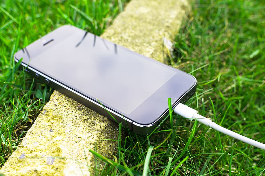 iphone, smartphone, cable, connection, cellphone, device, electronics HD wallpaper