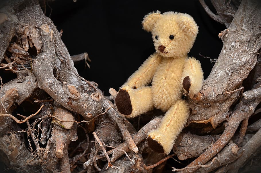 Teddy Bear, Hand, Labor, Small, Cute, hand labor, hobby, deco HD wallpaper