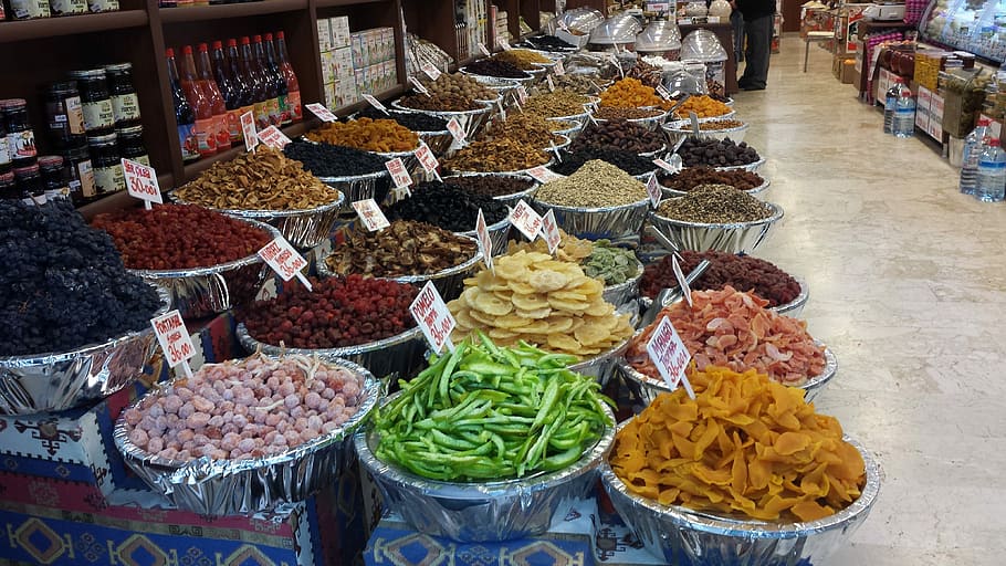 Spices, Arabia, Open, open spices, variation, food and drink HD wallpaper