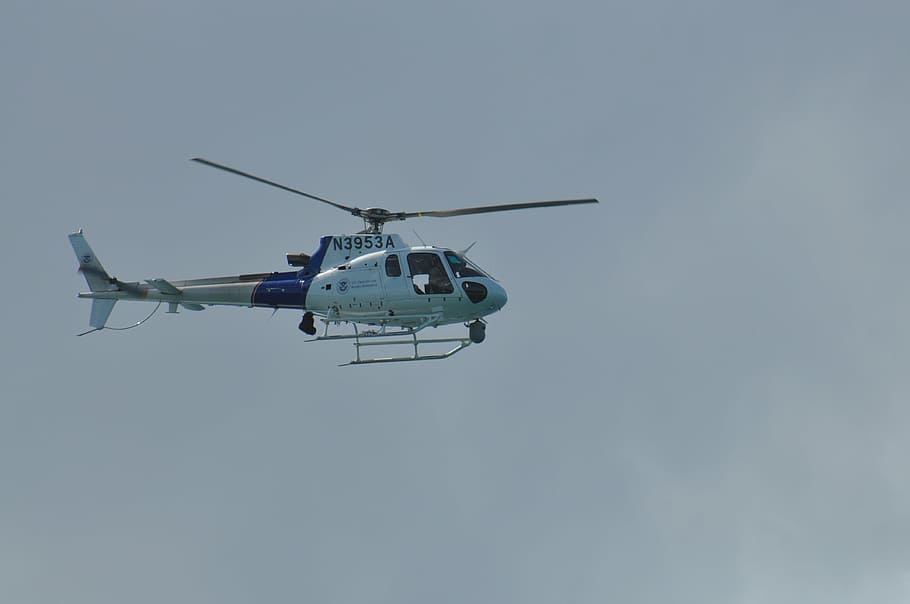 helicopter, grey, himmel, air vehicle, mode of transportation HD wallpaper