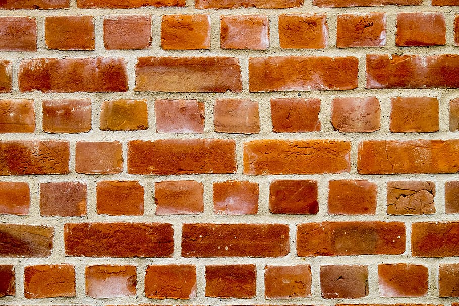 brown clay bricks, wall, background, red, zieglesteine, bricked HD wallpaper