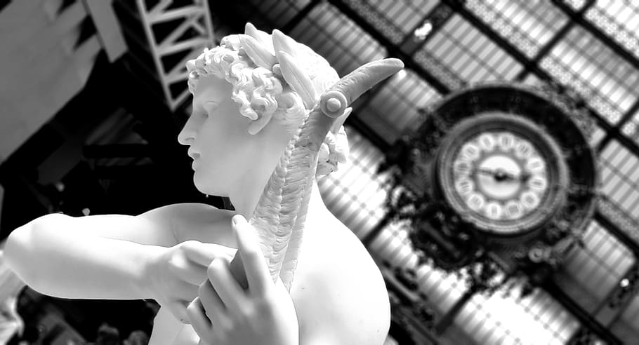 musee d'orsay, clock, detail, one person, adult, holding, focus on foreground HD wallpaper