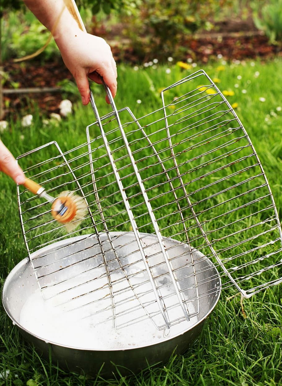 Clean, Clean, Scrub, Grill, Grid, make clean, the grill grate clean HD wallpaper