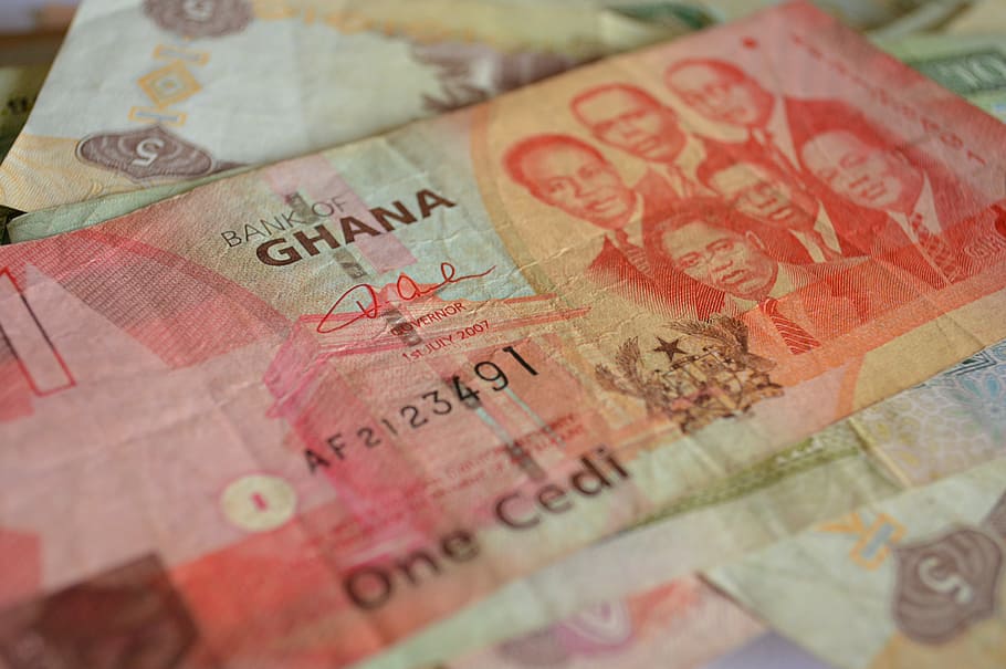 1 Ghana cedi banknote, currency, paper, money, finance, business HD wallpaper