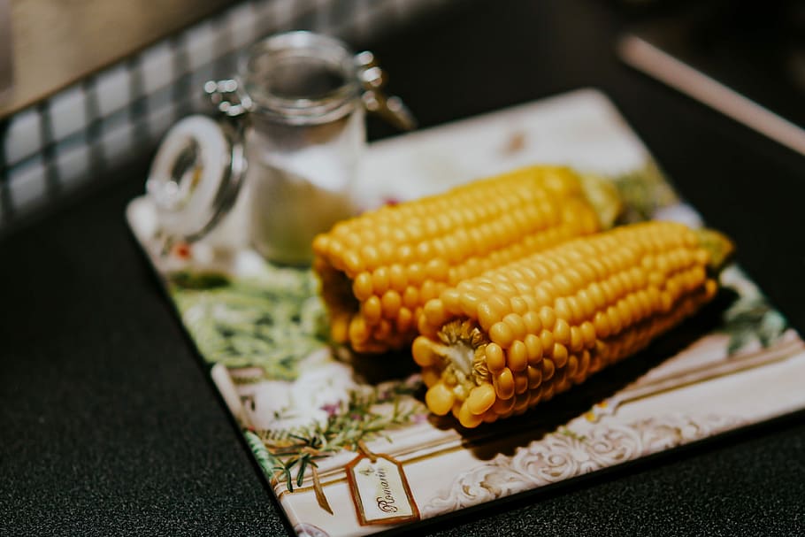 Corncobs, yellow, cooking, cereal, maize, food, vegetable, freshness HD wallpaper