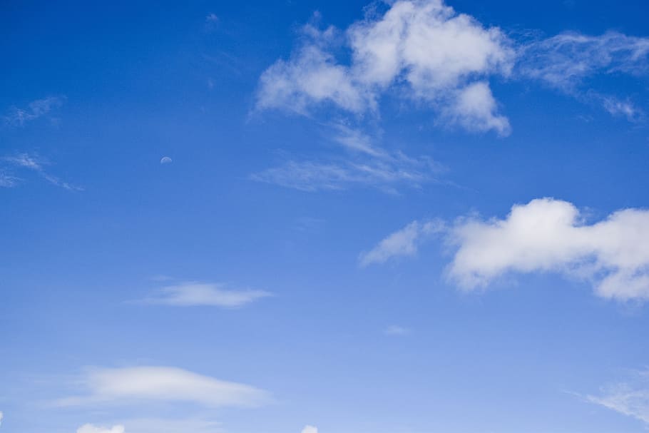 blue sky, Sky, Blue, Blue, Cloud, blue sky clouds, weather HD wallpaper