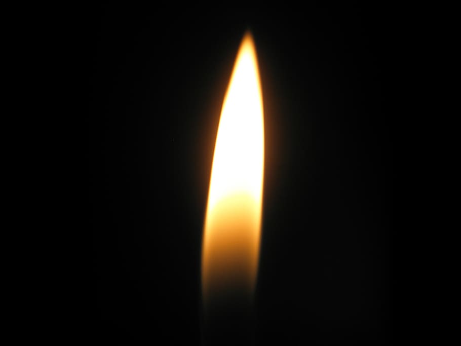 sailing, flame, candles, light, black background, burning, fire HD wallpaper